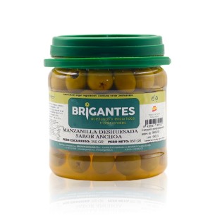 Aceitunas deshuesadas sabor anchoa